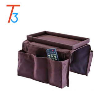 Sofa Couch Arm Rest Organizer Storage Remote Control table top bag holderas seen on tv